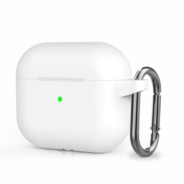 PcCom Essential Funda Protectora para AirPods 3 Blanca