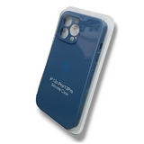 Silicone Case Azul Medio iPhone 13 Pro (Cerrado Cámara)