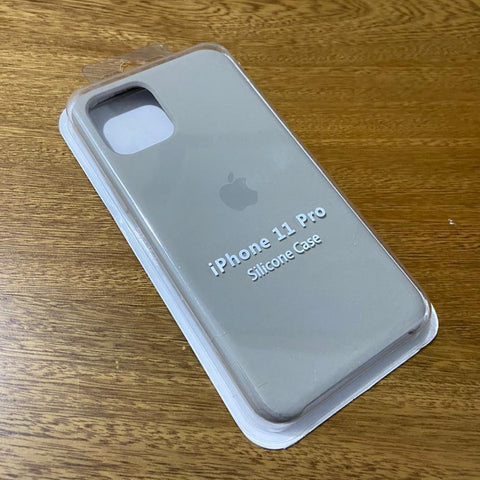 Silicone Case Gris Claro iPhone 11 PRO