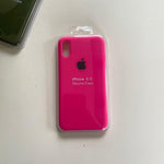 Silicone Case Fucsia iPhone X/Xs