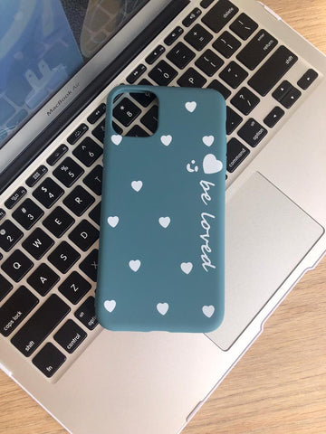 Case Corazones Verde iPhone 11 Pro Max