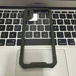 Bunker Case Mate Verde Militar iPhone XR (cerrado cámara)