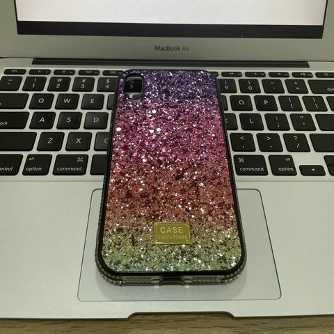 Rainbow Case Rosado iPhone Xs Max