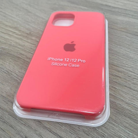 Silicone Case Salmon iPhone 12/12 Pro