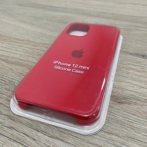 Silicone Case Rojo iPhone 12 Mini