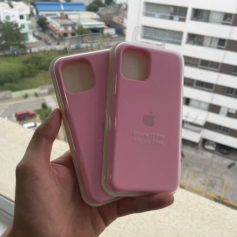 Silicone Case Rosado iPhone 11 Pro