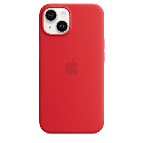 Silicone Case Rojo iPhone 14 Plus