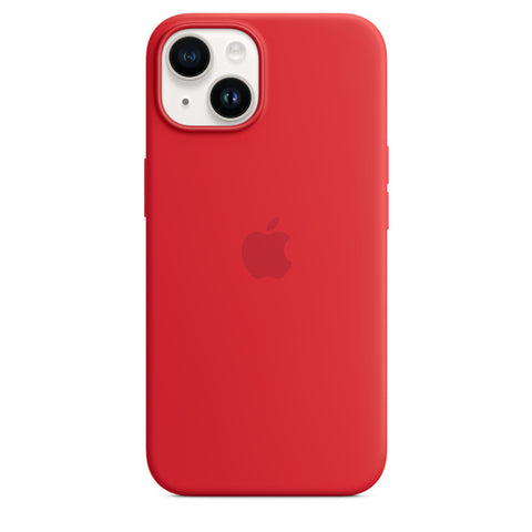 Silicone Case Rojo iPhone 14